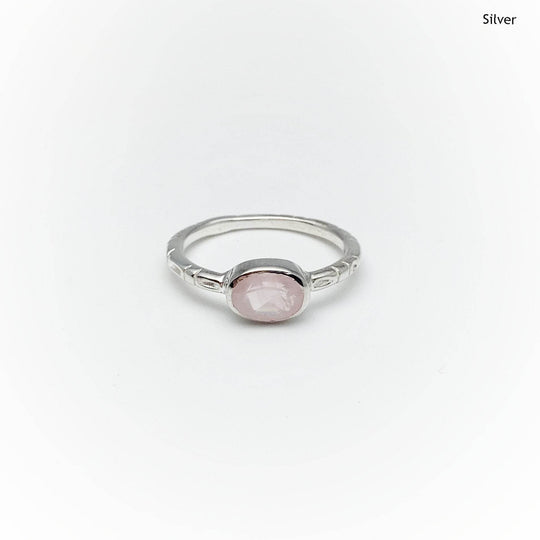 Rose Quartz Ring-Rocks and Gems Canada