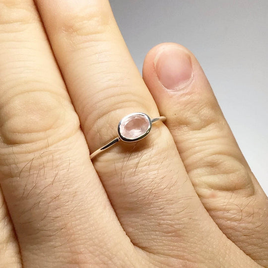 Rose Quartz Ring-Rocks and Gems Canada