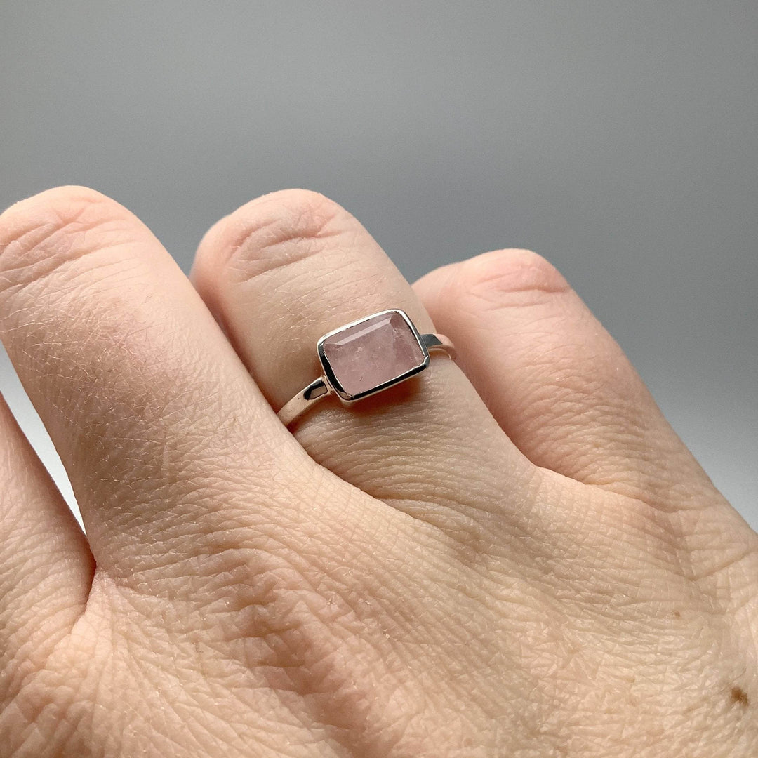 Rose Quartz Ring-Rocks and Gems Canada