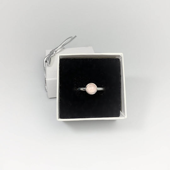 Rose Quartz Ring-Rocks and Gems Canada