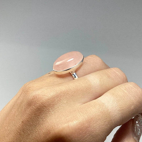 Rose Quartz Ring-Rocks and Gems Canada