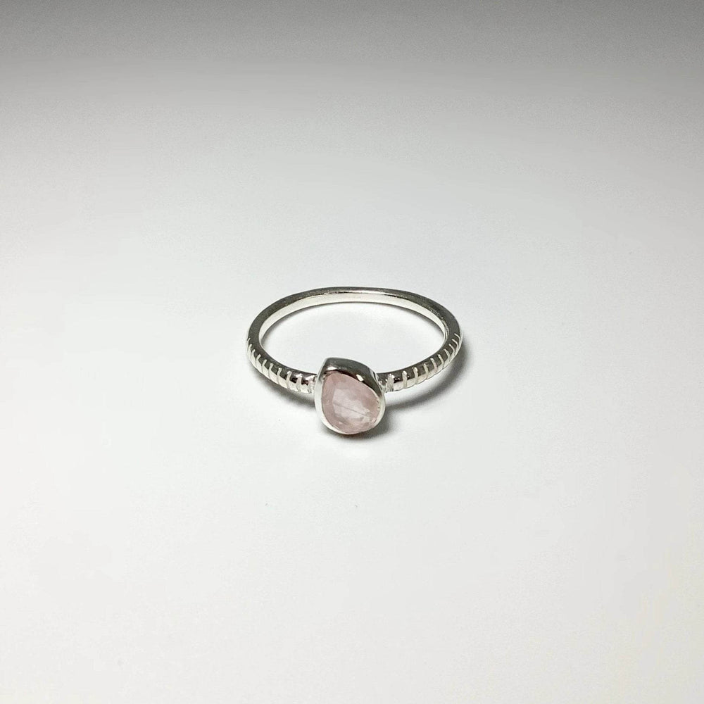 Rose Quartz Ring-Rocks and Gems Canada