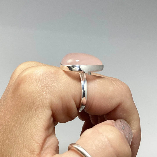 Rose Quartz Ring-Rocks and Gems Canada