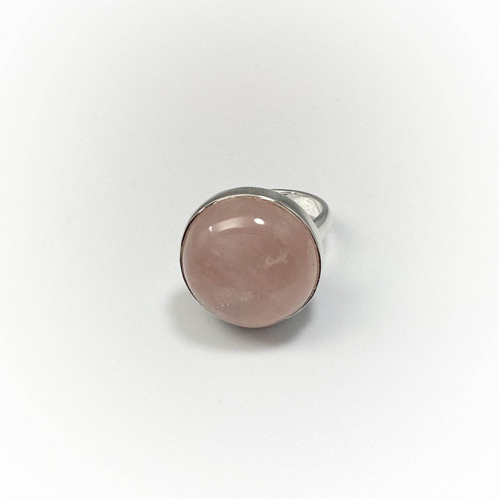 Rose Quartz Ring-Rocks and Gems Canada