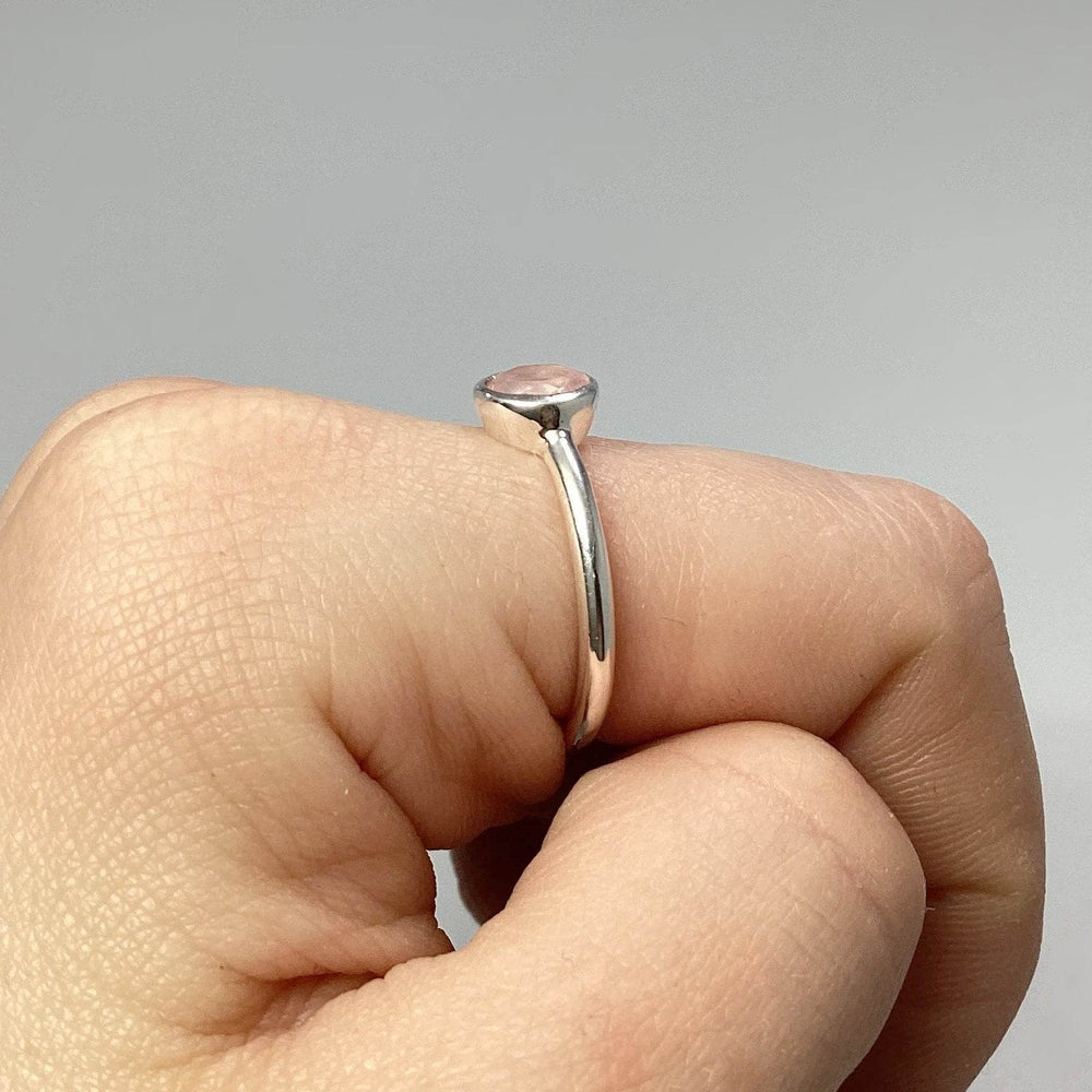 Rose Quartz Ring-Rocks and Gems Canada
