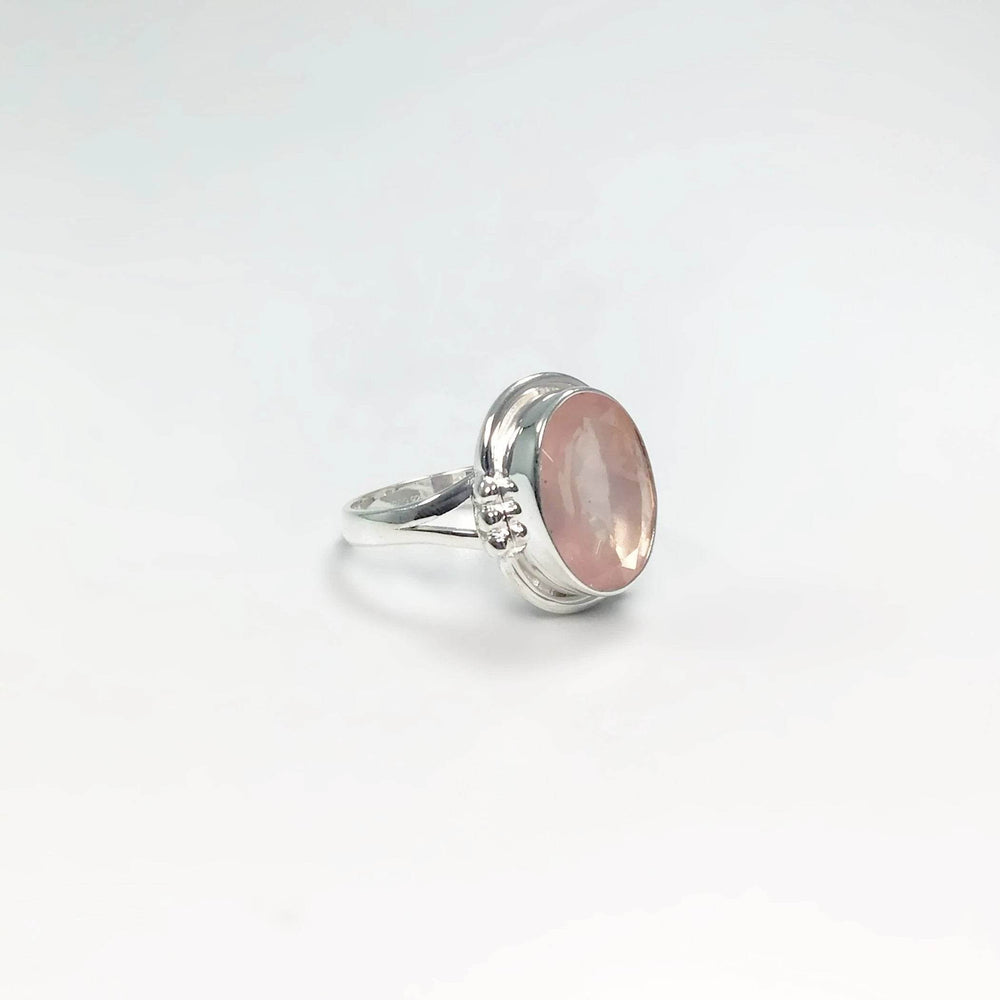 Rose Quartz Ring-Rocks and Gems Canada
