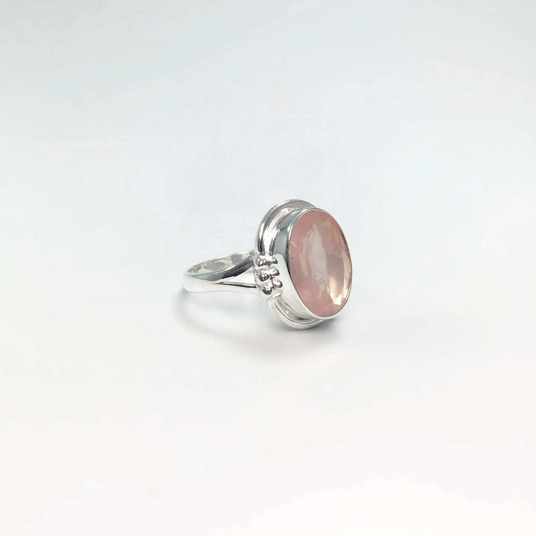 Rose Quartz Ring-Rocks and Gems Canada