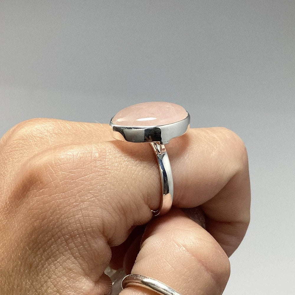 Rose Quartz Ring-Rocks and Gems Canada