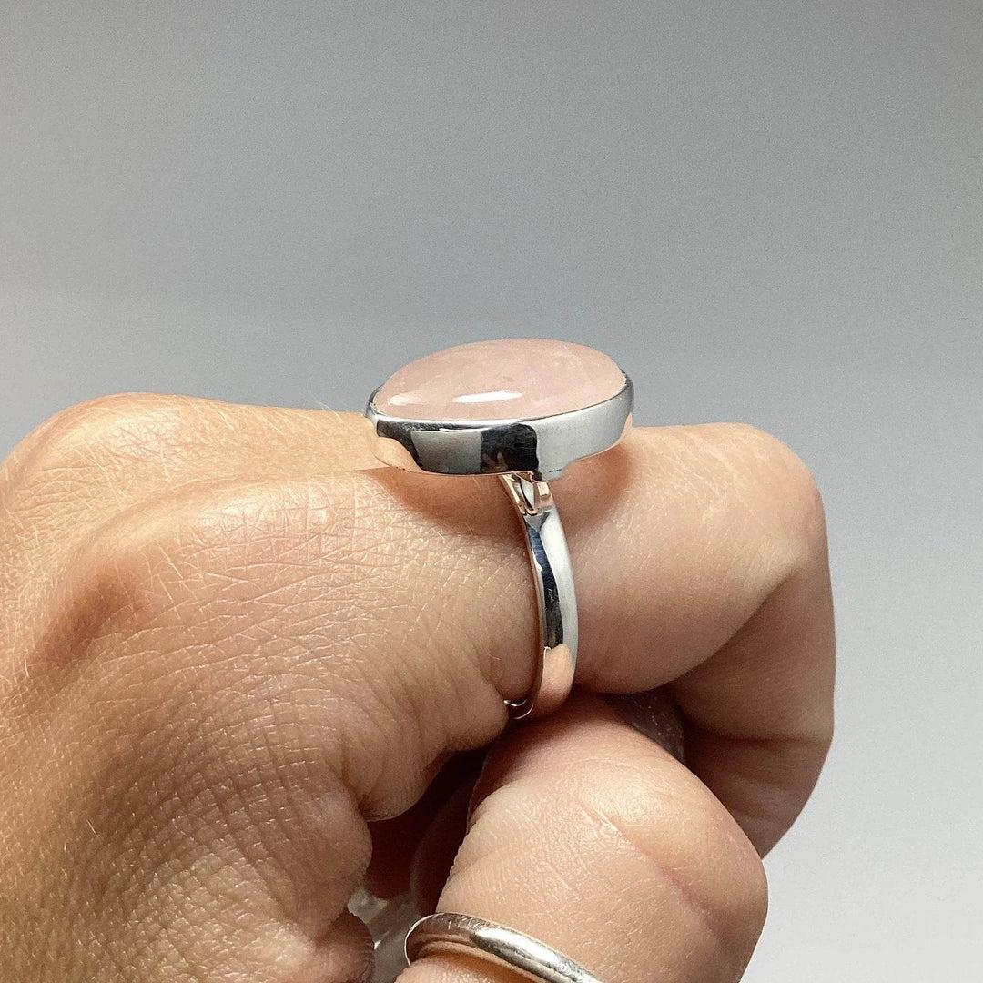 Rose Quartz Ring-Rocks and Gems Canada
