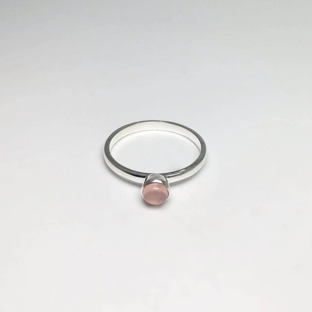 Rose Quartz Ring-Rocks and Gems Canada