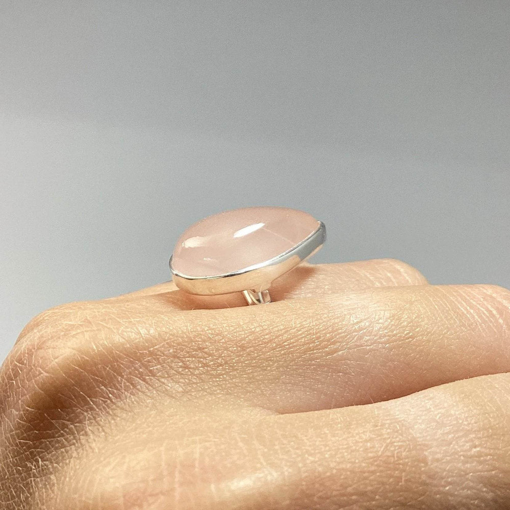 Rose Quartz Ring-Rocks and Gems Canada