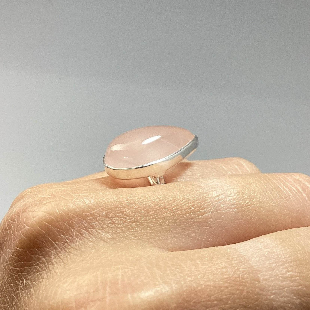 Rose Quartz Ring-Rocks and Gems Canada