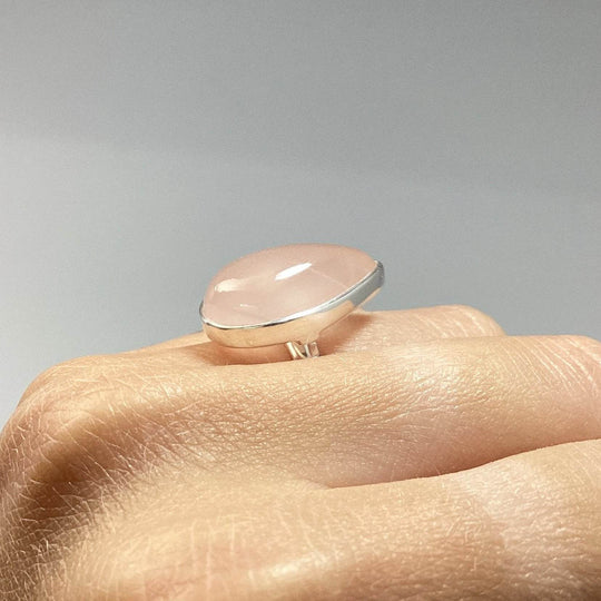 Rose Quartz Ring-Rocks and Gems Canada