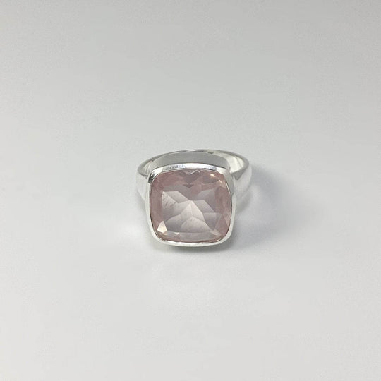 Rose Quartz Ring-Rocks and Gems Canada