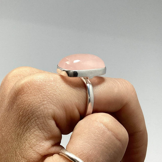 Rose Quartz Ring-Rocks and Gems Canada
