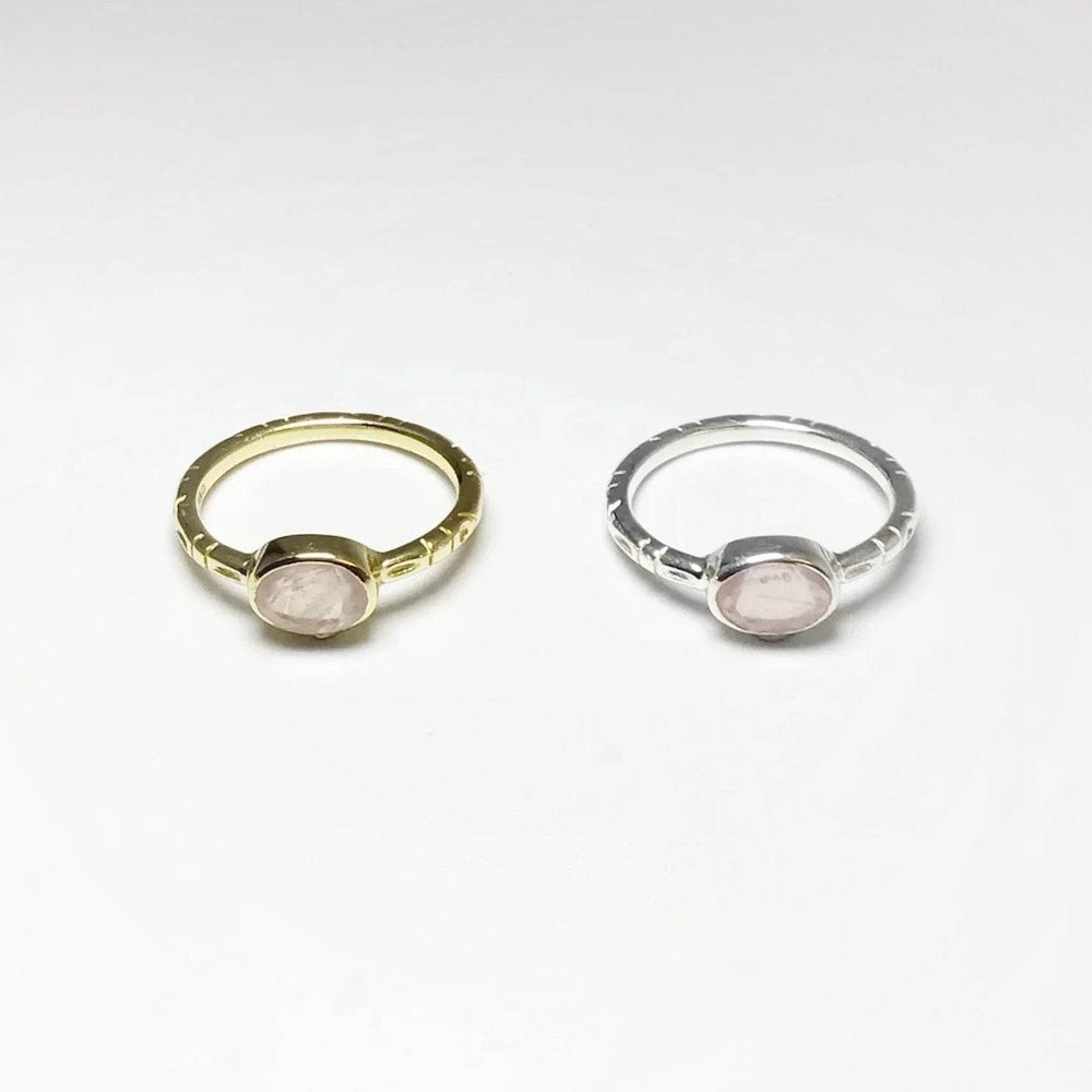Rose Quartz Ring-Rocks and Gems Canada