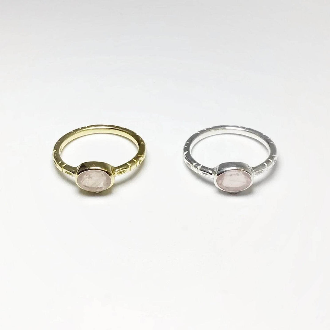 Rose Quartz Ring-Rocks and Gems Canada