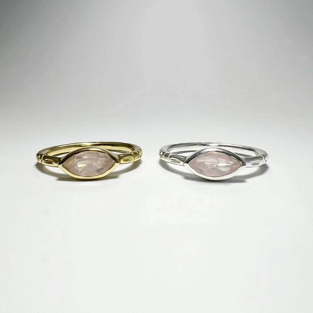 Rose Quartz Ring-Rocks and Gems Canada