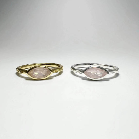 Rose Quartz Ring-Rocks and Gems Canada