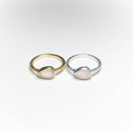 Rose Quartz Ring-Rocks and Gems Canada