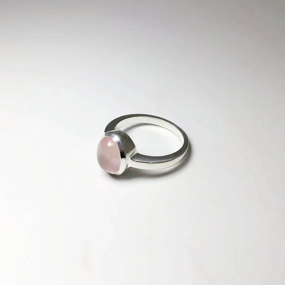 Rose Quartz Ring-Rocks and Gems Canada