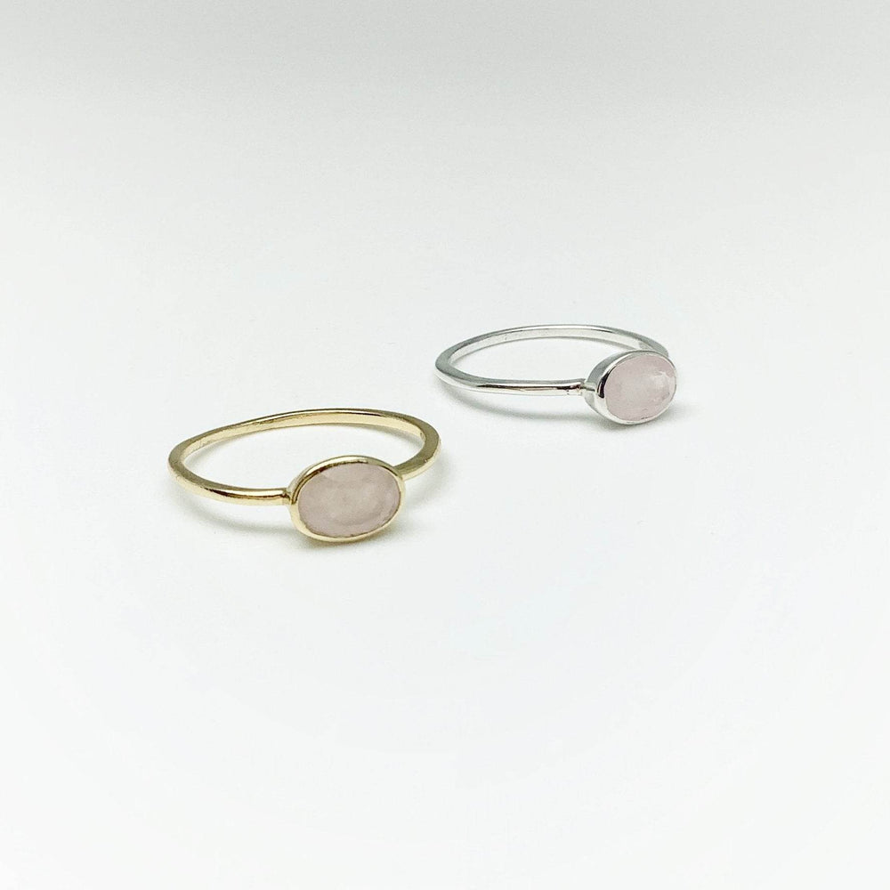 Rose Quartz Ring-Rocks and Gems Canada
