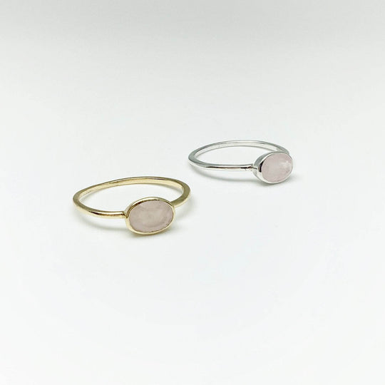 Rose Quartz Ring-Rocks and Gems Canada