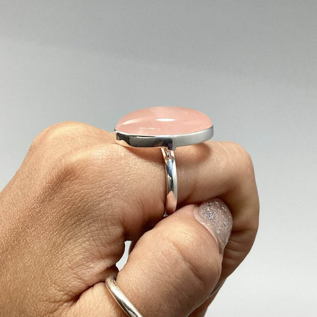 Rose Quartz Ring-Rocks and Gems Canada