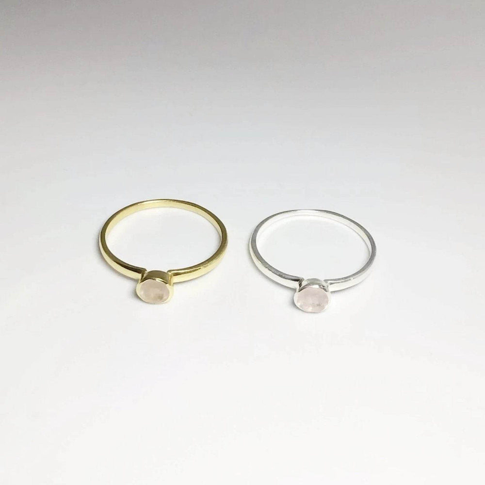 Rose Quartz Ring-Rocks and Gems Canada