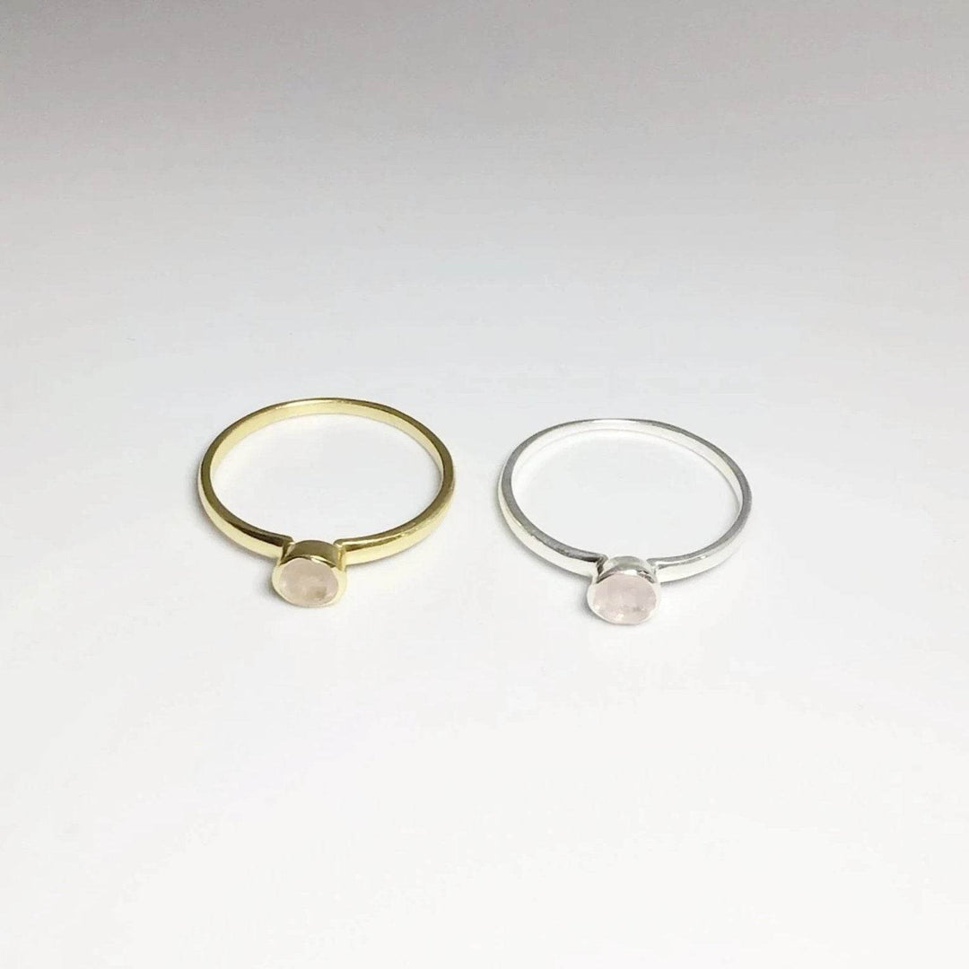 Rose Quartz Ring-Rocks and Gems Canada