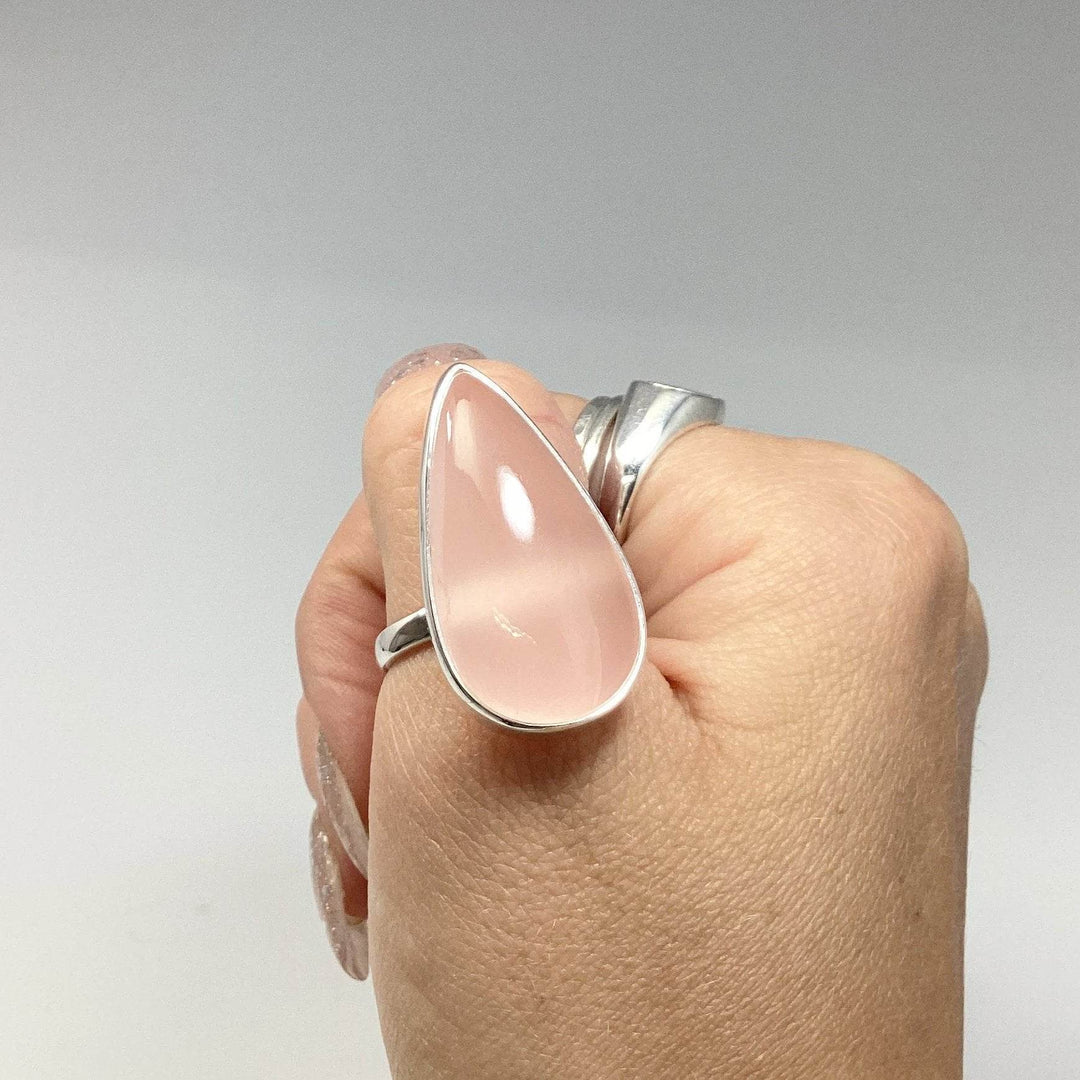 Rose Quartz Ring-Rocks and Gems Canada