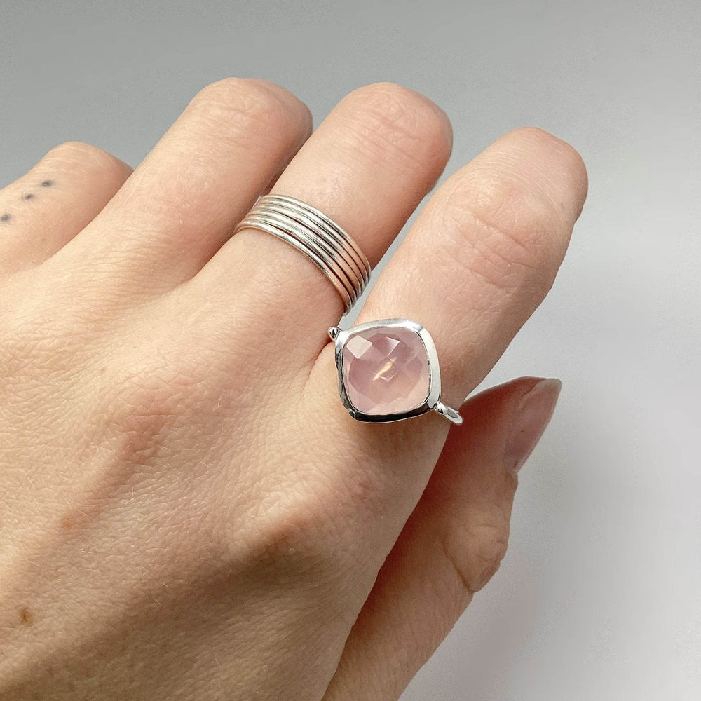 Rose Quartz Ring-Rocks and Gems Canada