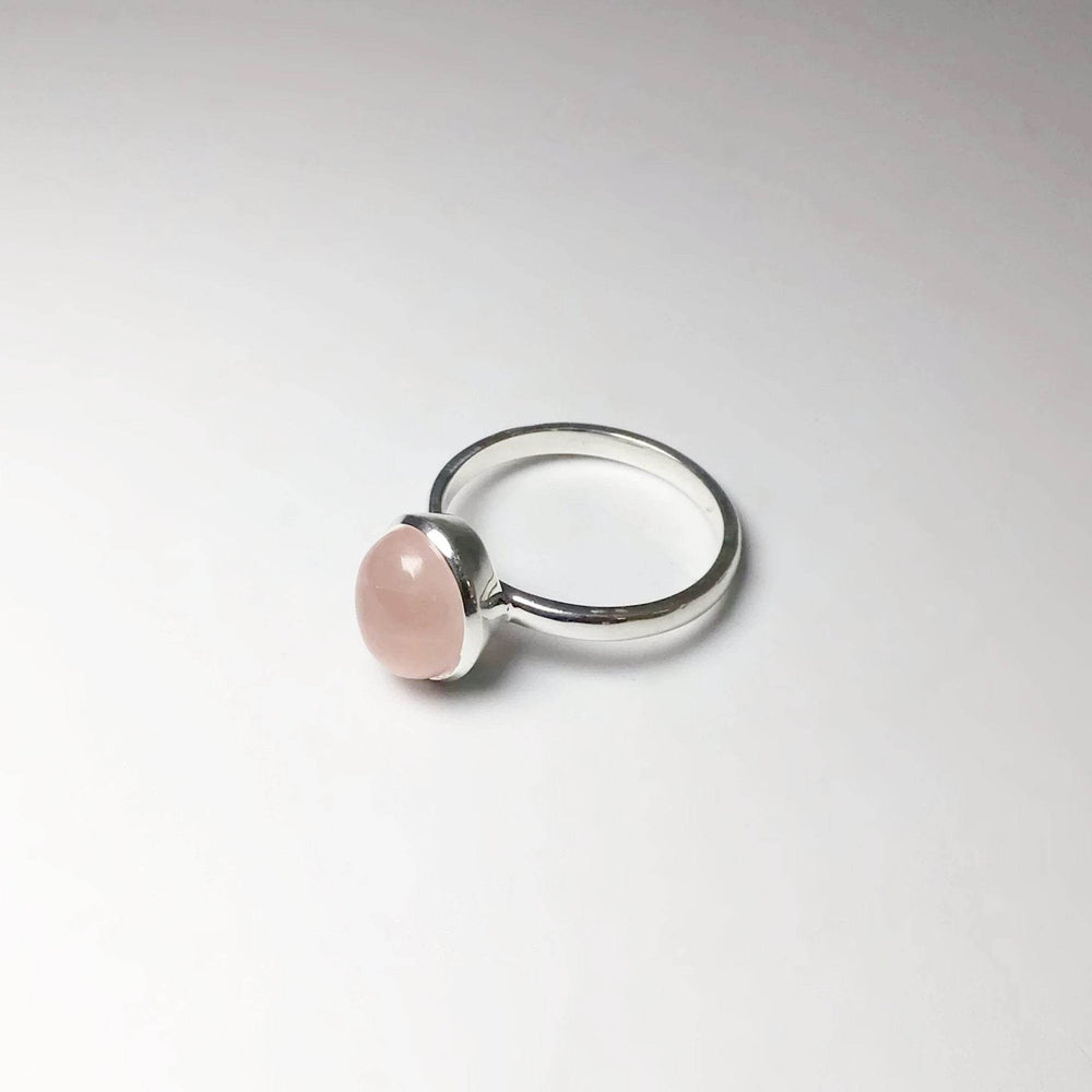 Rose Quartz Ring-Rocks and Gems Canada