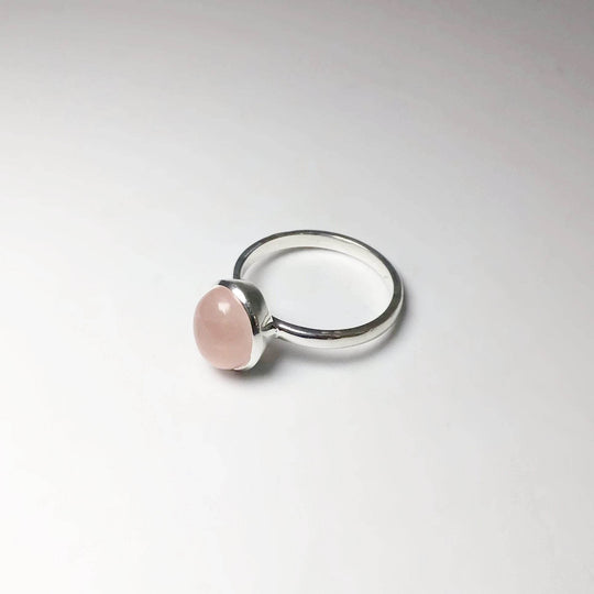 Rose Quartz Ring-Rocks and Gems Canada