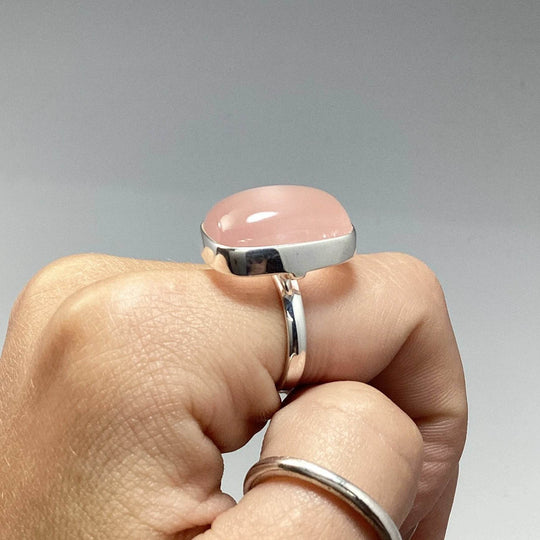 Rose Quartz Ring-Rocks and Gems Canada