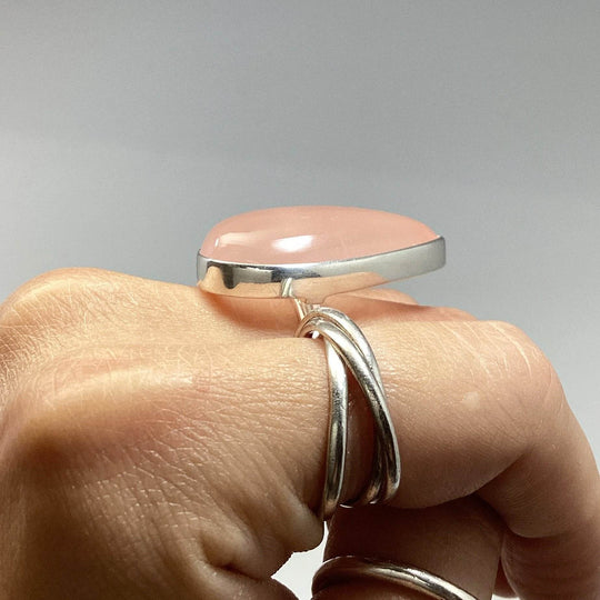 Rose Quartz Ring-Rocks and Gems Canada