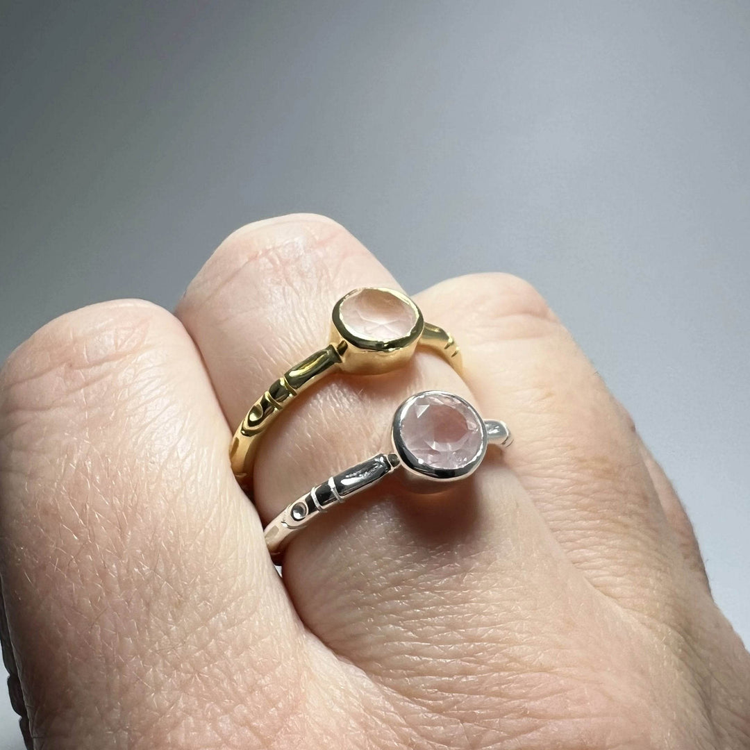 Rose Quartz Ring-Rocks and Gems Canada