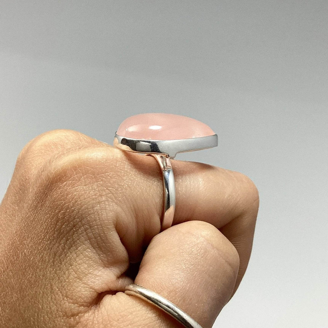 Rose Quartz Ring-Rocks and Gems Canada