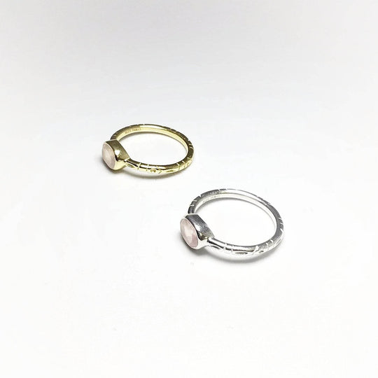 Rose Quartz Ring-Rocks and Gems Canada