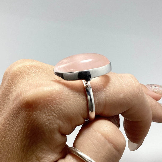 Rose Quartz Ring-Rocks and Gems Canada