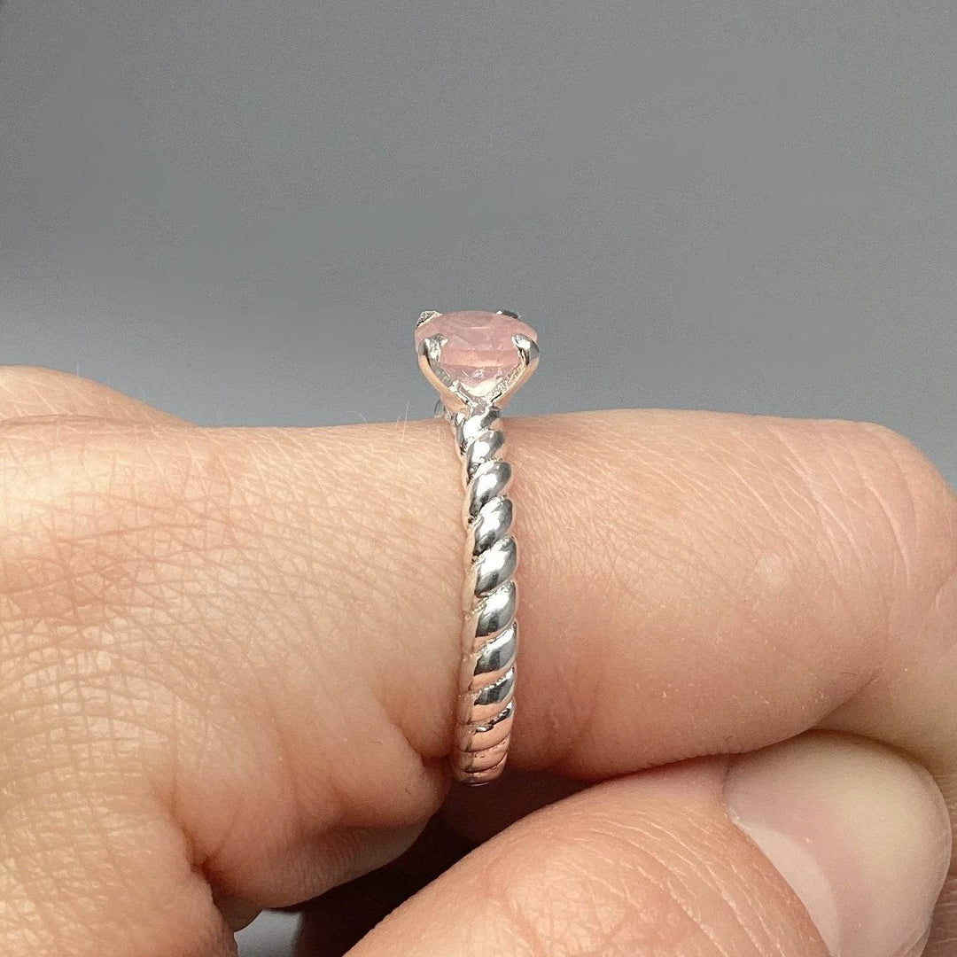 Rose Quartz Ring-Rocks and Gems Canada