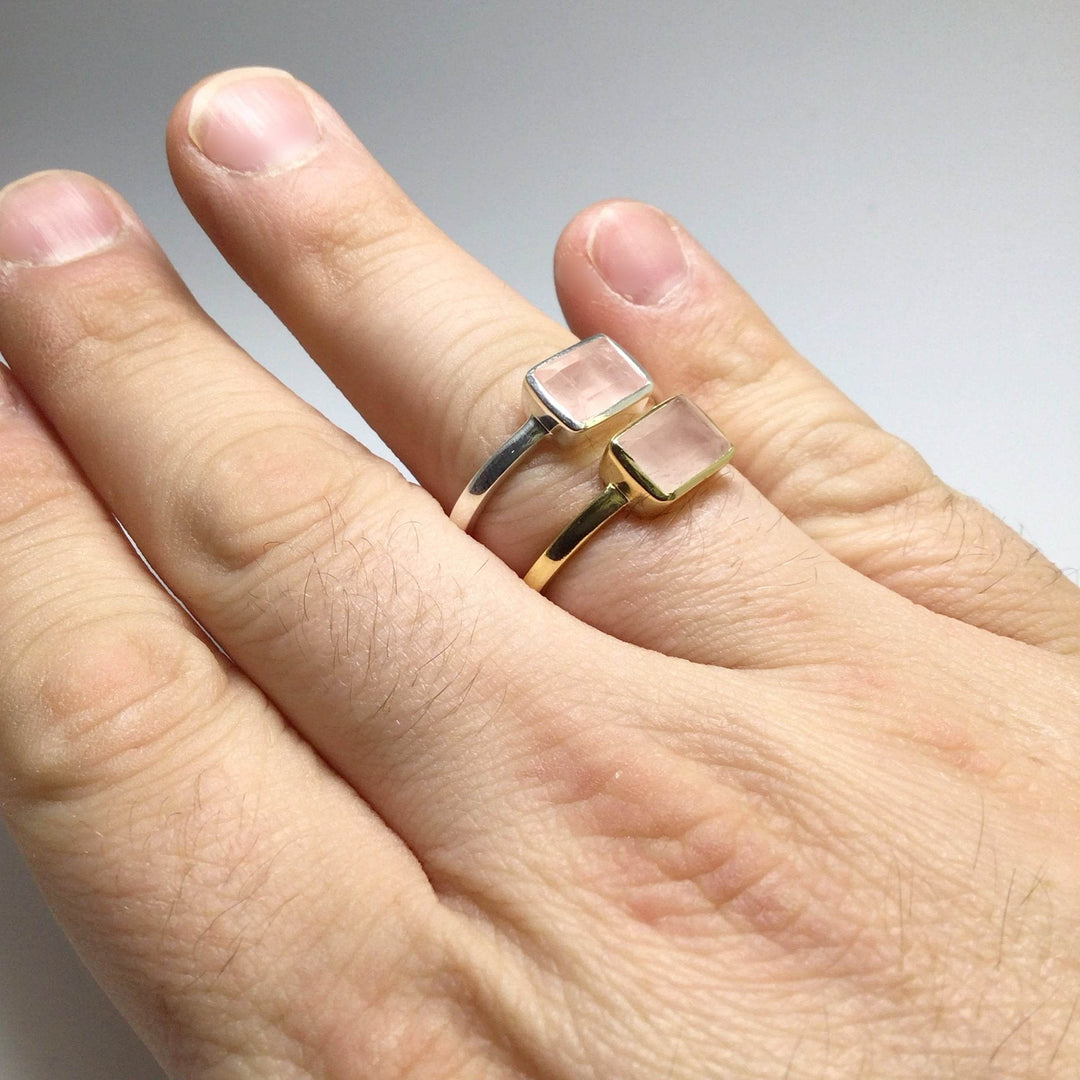 Rose Quartz Ring-Rocks and Gems Canada