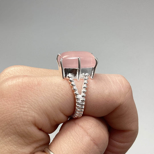 Rose Quartz Ring-Rocks and Gems Canada