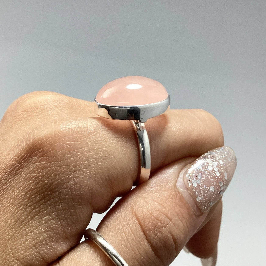 Rose Quartz Ring-Rocks and Gems Canada