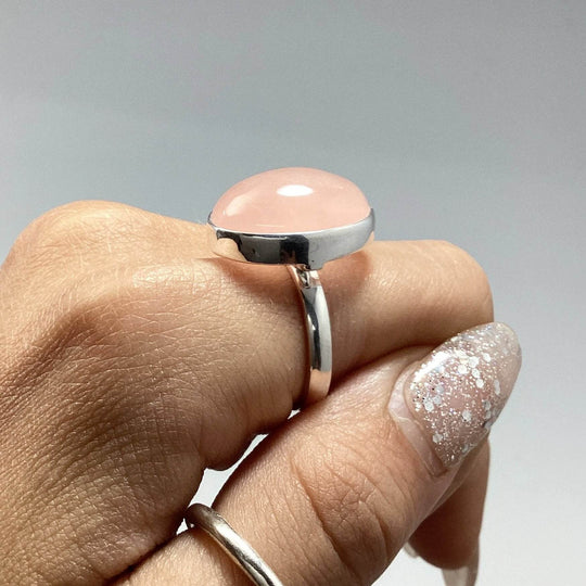 Rose Quartz Ring-Rocks and Gems Canada
