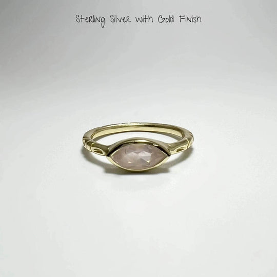 Rose Quartz Ring-Rocks and Gems Canada