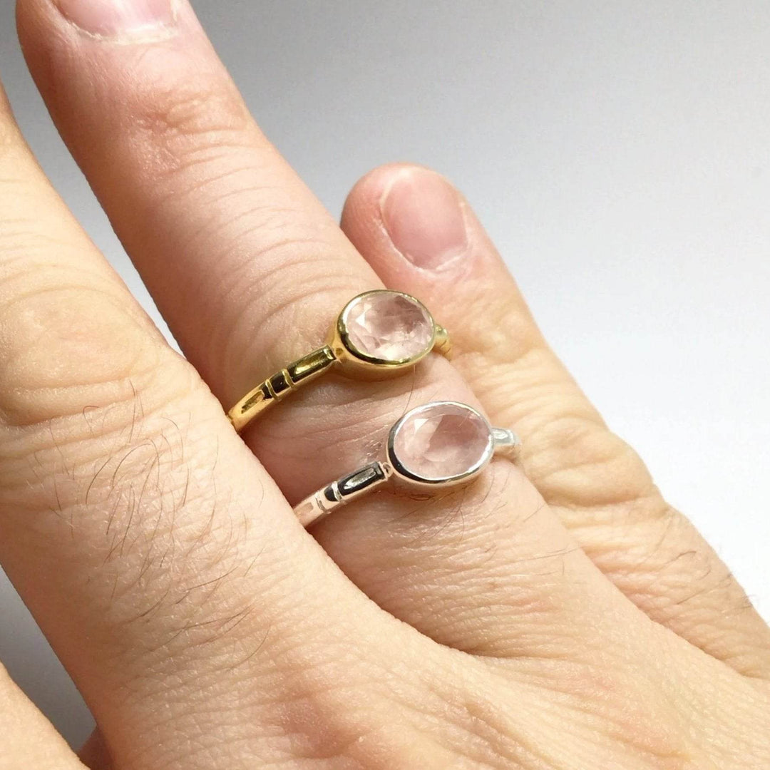 Rose Quartz Ring-Rocks and Gems Canada