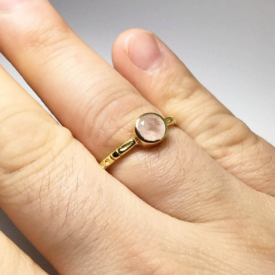 Rose Quartz Ring-Rocks and Gems Canada