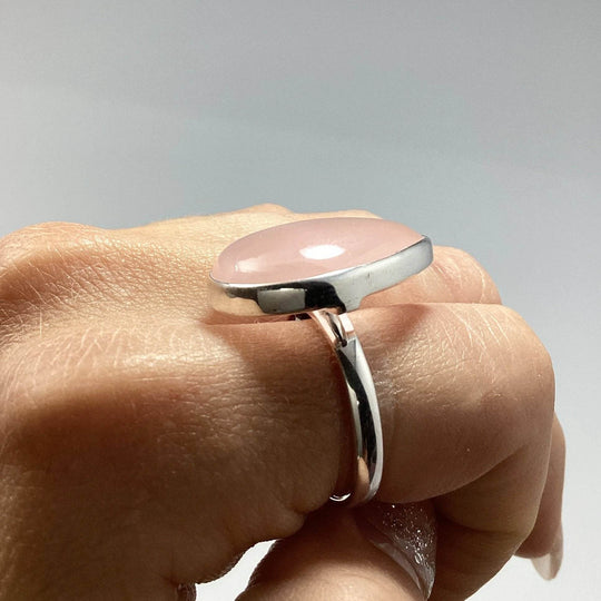 Rose Quartz Ring-Rocks and Gems Canada
