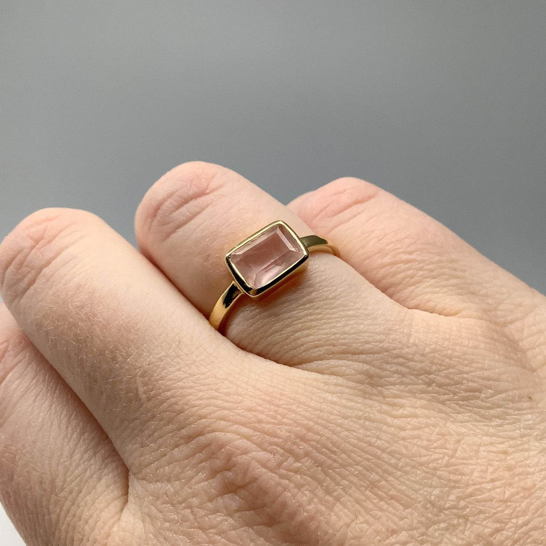 Rose Quartz Ring-Rocks and Gems Canada